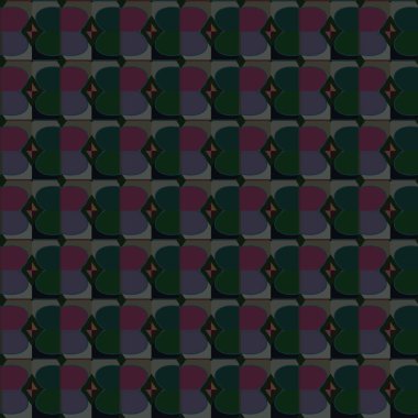 Geometrik süslemeli vektör deseni. Kusursuz tasarım dokusu 