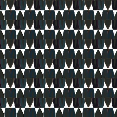 Geometrik süslemeli vektör deseni. Kusursuz tasarım dokusu.