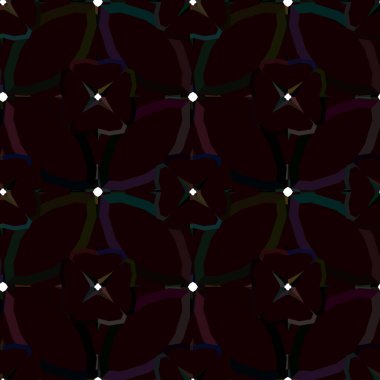 Geometrik süslemeli vektör deseni. Kusursuz tasarım dokusu.