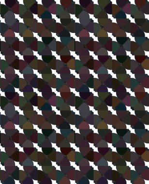 Geometrik süslemeli vektör deseni. Kusursuz tasarım dokusu.