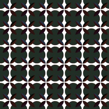 Modern geometrik vektör tasarımı, kusursuz desen çizimi