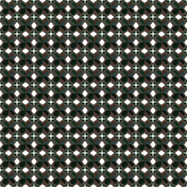 Geometrisches Ornamentales Vektormuster Nahtlose Design Textur — Stockvektor