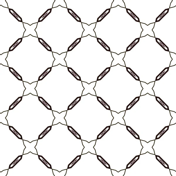 Geometrisches Ornamentales Vektormuster Nahtlose Design Textur — Stockvektor