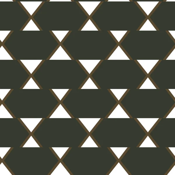 Geometrisches Ornamentales Vektormuster Nahtlose Design Textur — Stockvektor