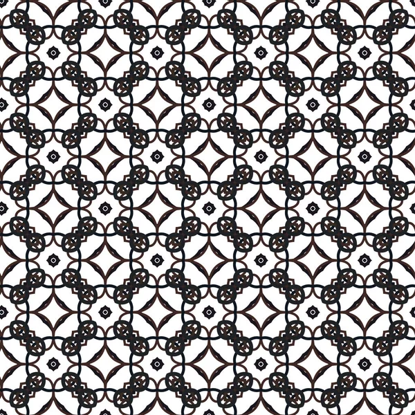 抽象的な幾何学的形状のシームレスなパターン — ストックベクタ