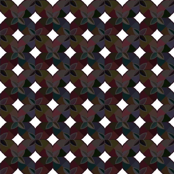 Геометричний Орнаментальний Вектор Безшовна Текстура Дизайну — стоковий вектор