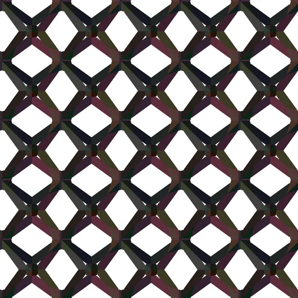 Geometrisches Ornamentales Vektormuster Nahtlose Design Textur — Stockvektor