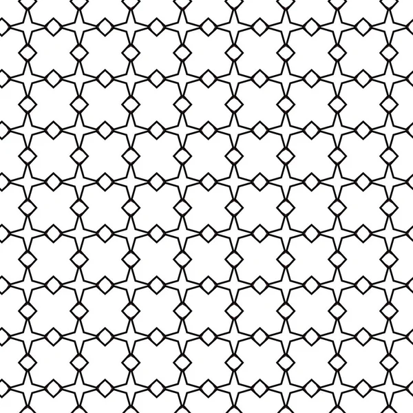 Geometrik Süslemeli Vektör Deseni Kusursuz Tasarım Dokusu — Stok Vektör