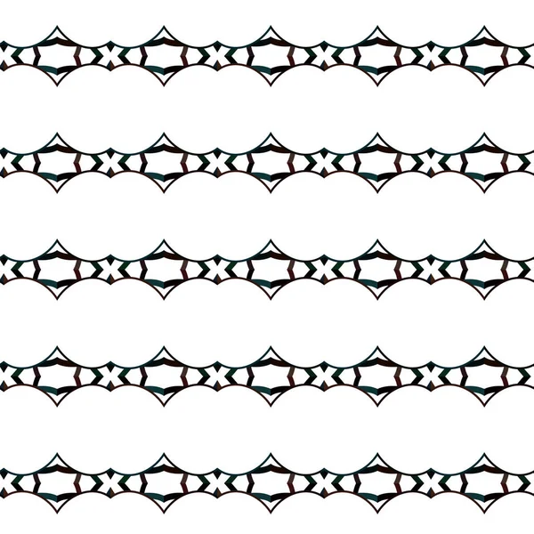 Nowoczesna Geometryczna Konstrukcja Wektora Bezszwowa Ilustracja Wzoru — Wektor stockowy