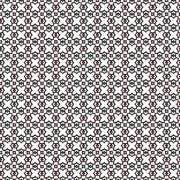 Geometric Ornamental Vector Pattern Seamless Design Texture — Stock Vector