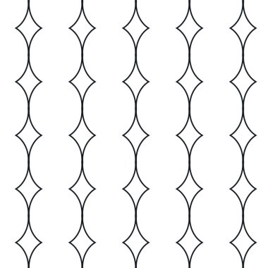 Geometrik süslemeli vektör deseni. Kusursuz tasarım dokusu.