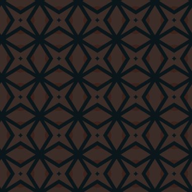 Geometrik süslemeli vektör deseni. Kusursuz tasarım dokusu. 