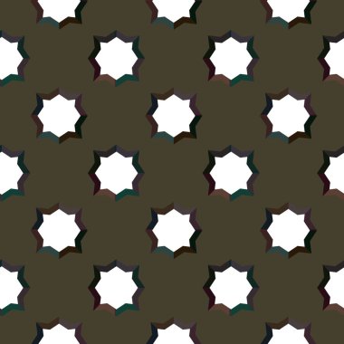 Modern geometrik vektör tasarımı, kusursuz desen çizimi