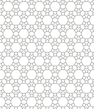 Geometrik şekilli soyut ve kusursuz desen.