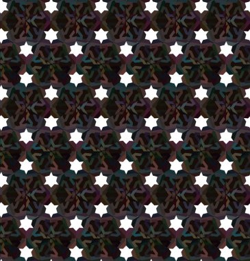 Modern geometrik vektör tasarımı, kusursuz desen çizimi
