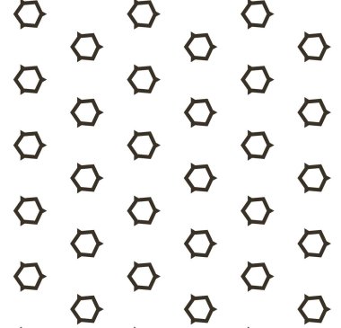 Geometrik süslemeli vektör deseni. Kusursuz tasarım dokusu.
