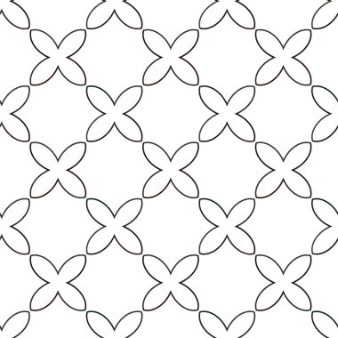 Soyut geometrik süslemeli vektör deseni. Kusursuz tasarım dokusu.