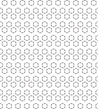 Geometrik süslemeli vektör deseni. Kusursuz tasarım dokusu.