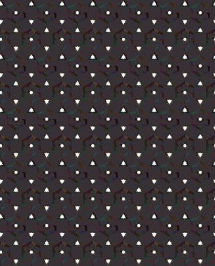 Geometrik süslemeli vektör deseni. Kusursuz tasarım dokusu.