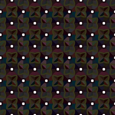 Modern geometrik vektör tasarımı, kusursuz desen çizimi