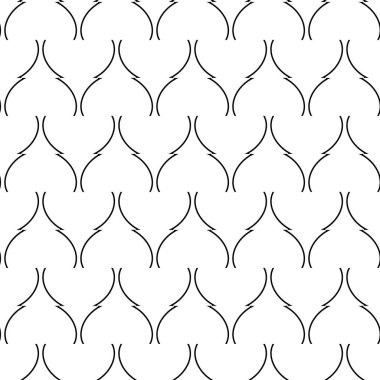 Geometrik süslemeli vektör deseni. Kusursuz tasarım dokusu.