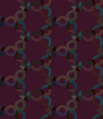 Geometrik vektör tasarımı, kusursuz desen çizimi