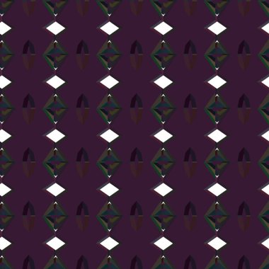 Geometrik süslemeli vektör deseni. Kusursuz tasarım dokusu. 