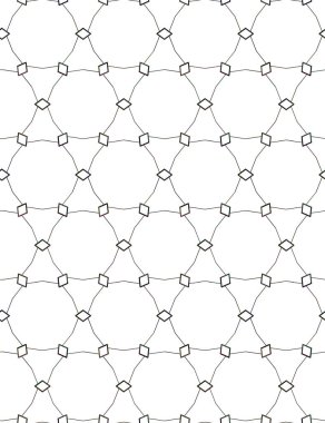 Geometrik süslemeli vektör deseni. Kusursuz tasarım dokusu.