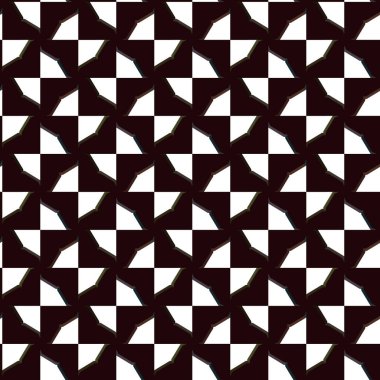 Geometrik süslemeli vektör deseni. Kusursuz tasarım dokusu.