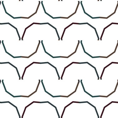 Modern geometrik vektör tasarımı, kusursuz desen çizimi