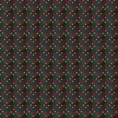Soyut geometrik süslemeli vektör deseni. Kusursuz tasarım dokusu.