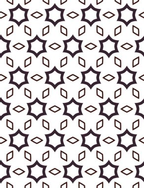 Soyut geometrik şekilli kusursuz desen