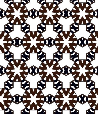 Modern geometrik vektör tasarımı, kusursuz desen çizimi