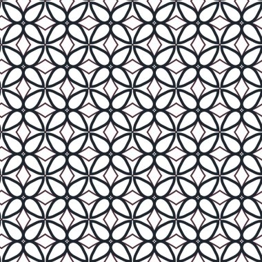 Geometrik süslemeli kusursuz desen. vektör illüstrasyonu