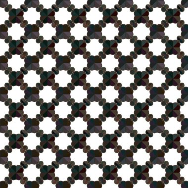 Modern geometrik vektör tasarımı, kusursuz desen çizimi