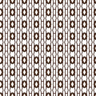 Soyut geometrik süslemeli vektör deseni. Kusursuz tasarım dokusu.