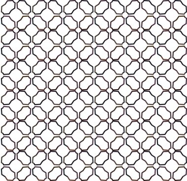 Geometrik süslemeli vektör deseni. Kusursuz tasarım dokusu.