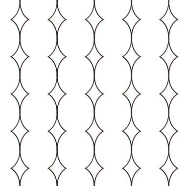 Soyut geometrik şekilli kusursuz desen