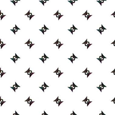 Geometrik süslemeli vektör deseni. Kusursuz tasarım dokusu.