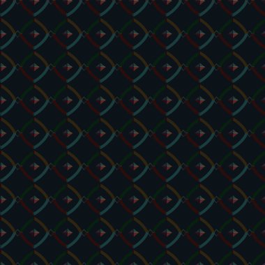 Geometrik süslemeli kusursuz desen. vektör illüstrasyonu