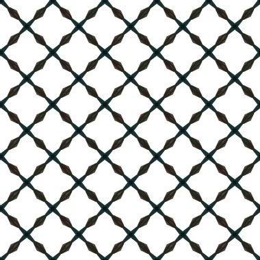 Geometrik süslemeli vektör deseni. Kusursuz tasarım dokusu. 