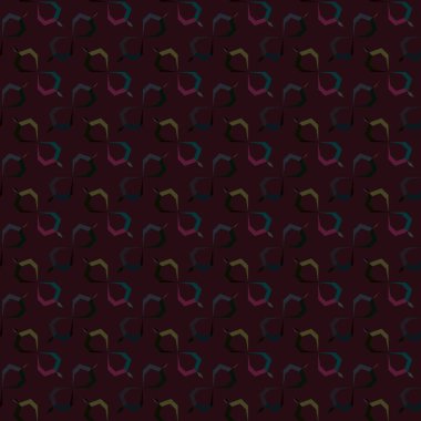 Modern geometrik vektör tasarımı, kusursuz desen çizimi