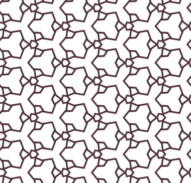 Modern geometrik vektör tasarımı, kusursuz desen çizimi