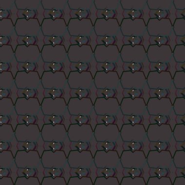 Soyut geometrik süslemeli vektör deseni. Kusursuz tasarım dokusu.