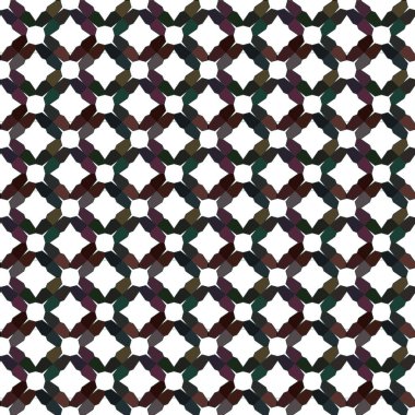 Modern geometrik vektör tasarımı, kusursuz desen çizimi