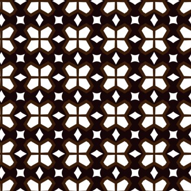 Geometrik süslemeli vektör deseni. Kusursuz tasarım dokusu.