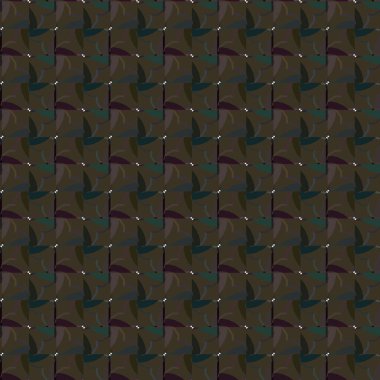 Geometrik süslemeli vektör deseni. Kusursuz tasarım dokusu. 