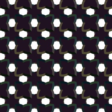 Geometrik süslemeli vektör deseni. Kusursuz tasarım dokusu.