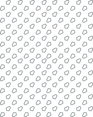 Modern geometrik vektör tasarımı, kusursuz desen çizimi