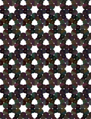 Geometrik süslemeli vektör deseni. Kusursuz tasarım dokusu.